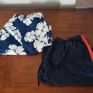 Lot of 2 mens swim trunks